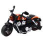 Motorcykel för montering och demontering DIY Ljus Ljud Orange