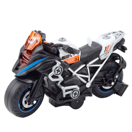 Racing Motor Till DIY Ljus Ljud Svart