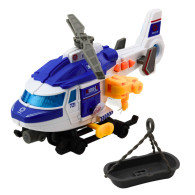 Helikopter Räddningsbår Vinsch Ljus Ljudblandning