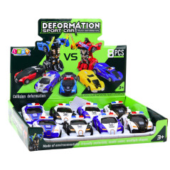 Bilrobot 2i1 Sportbil Polisbilen Drivblandning