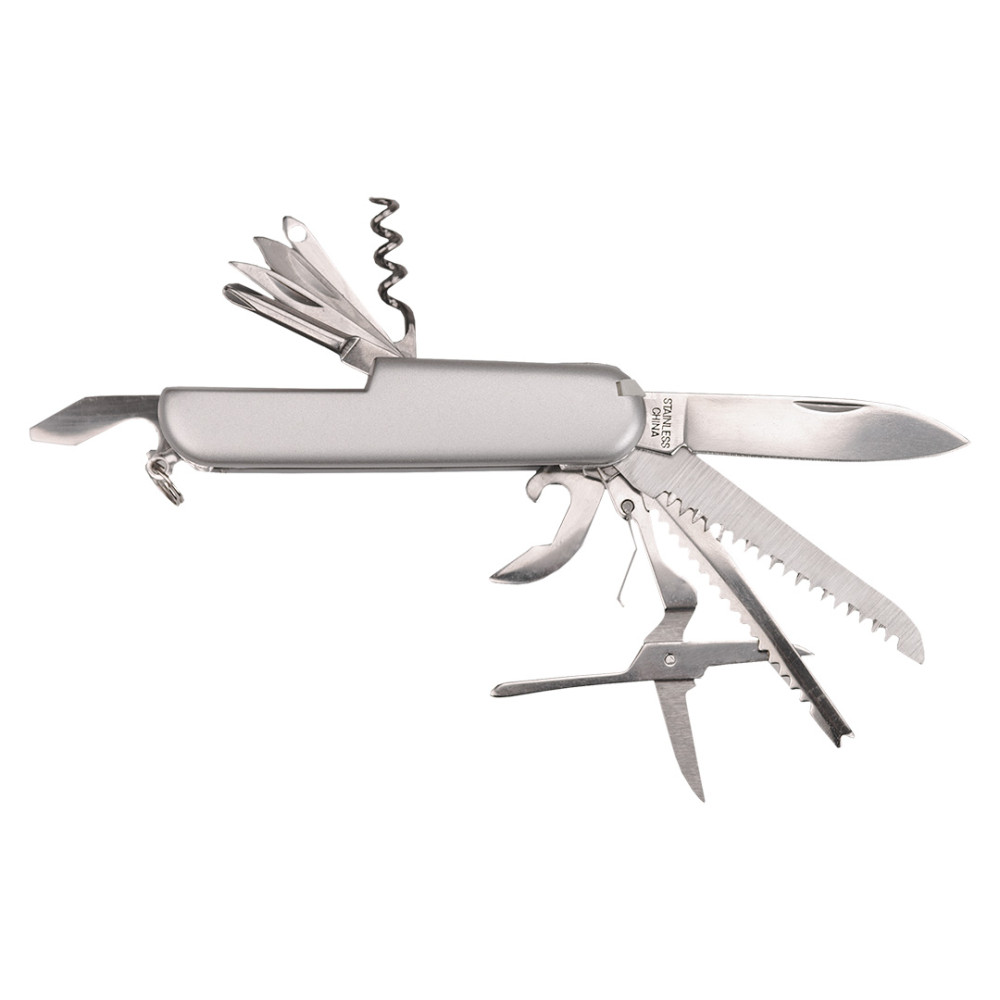Scyzoryk 11 ostrzy, stal nierdzewna Scyzoryk 11 ostrzy, stal nierdzewna