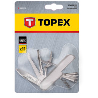 Fickkniv med 11 blad, rostfritt stål