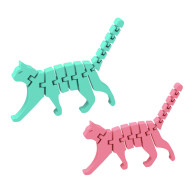 Katt Pussel Fidget 3D Flexibel Böjbar Mix