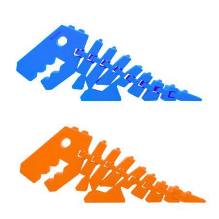 Dinosauriepussel Fidget 3D Flexibel Böjbar Mix