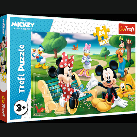 Pussel - 24Maxi - Musse Pigg och vännerna - Disney Standard Characters Trefl 14344