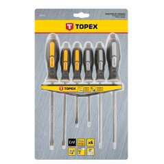 Skruvmejslar för slående, set med 6 stycken.