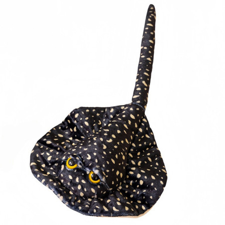 Maskot Plus Plyschrocka Kramdjur Svart Med Prickar 50cm