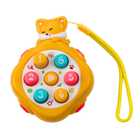 Mini Whack-A-Mole Skicklighetsspel Djur Nummer Färgglad Mix