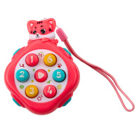 Mini Whack-A-Mole Skicklighetsspel Djur Nummer Färgglad Mix