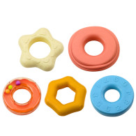 Torn av Ringar Pussel Leksak För Småbarn Pastell 17cm