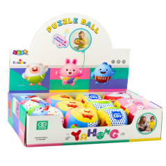 Mjuk boll med skallra för småbarn Färgglad 9cm