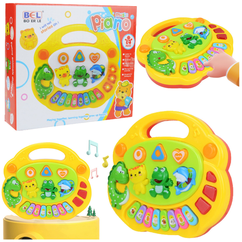 Pianinko Musik Interaktiv för Barn Ljud av Djur Melodier