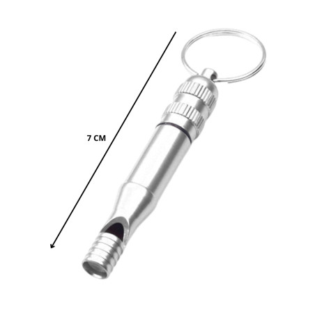 DA367 Träningsvisselpipa för hund silver