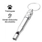 DA367 Träningsvisselpipa för hund silver
