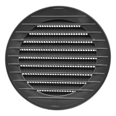 Kort med en rund form och ett nät med 100 maskor, grafitgrå