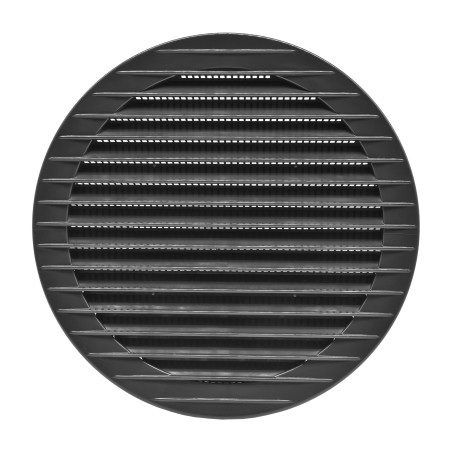 Kort med en rund form och ett nät med en maskstorlek på 150, grafitgrå.