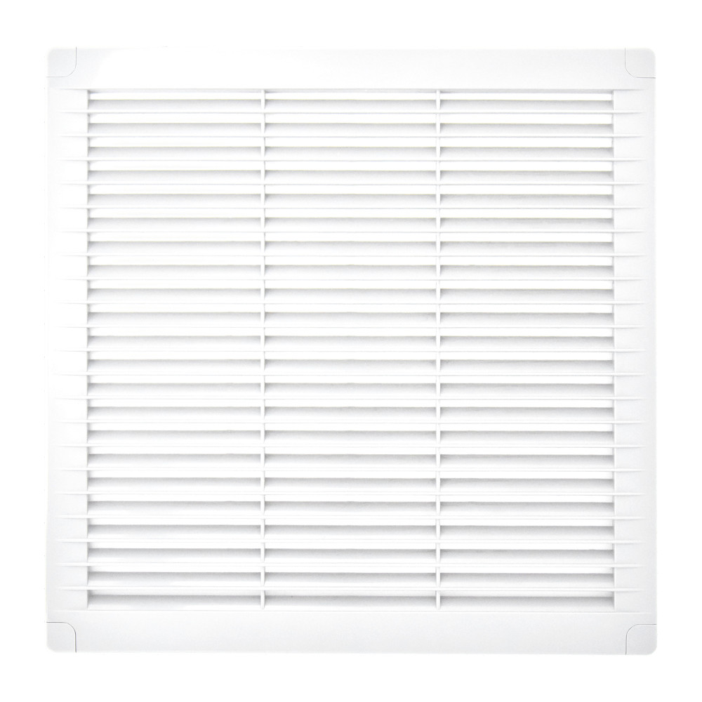 Kratka z zaślepkami 350x350, biała Kratka z zaślepkami 350x350, biała