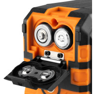 Laserkors 20 m, med fodral och magnetiskt fäste, röd