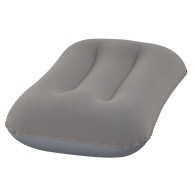 Uppblåsbar grå plyschkudde 42 cm Bestway 67121