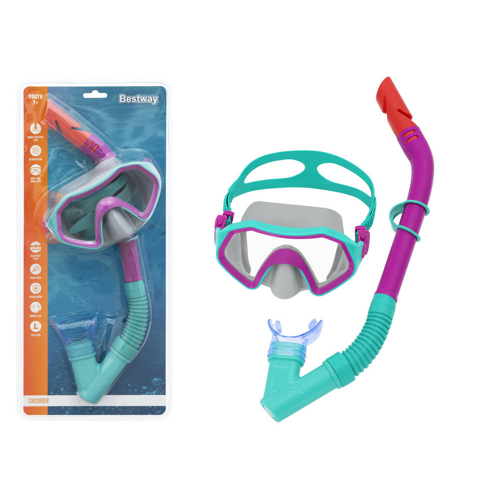 Zestaw Do Nurkowania Fioletowy Bestway 24025 Zestaw Do Nurkowania Fioletowy Bestway 24025
