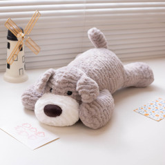 Mjuk Maskot Kramhund Ljusgrå 30cm