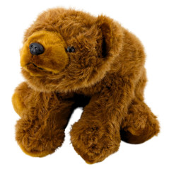 Mjuk plyschmaskot Nallebjörn Brun 28cm