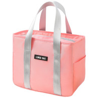Isolerad termisk frukostväska Lunchväska Rosa 24cm