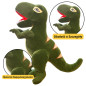 Mjukisdjur Kramdjur Dinosaurie Tyrannosaurus Rex Grön 35cm