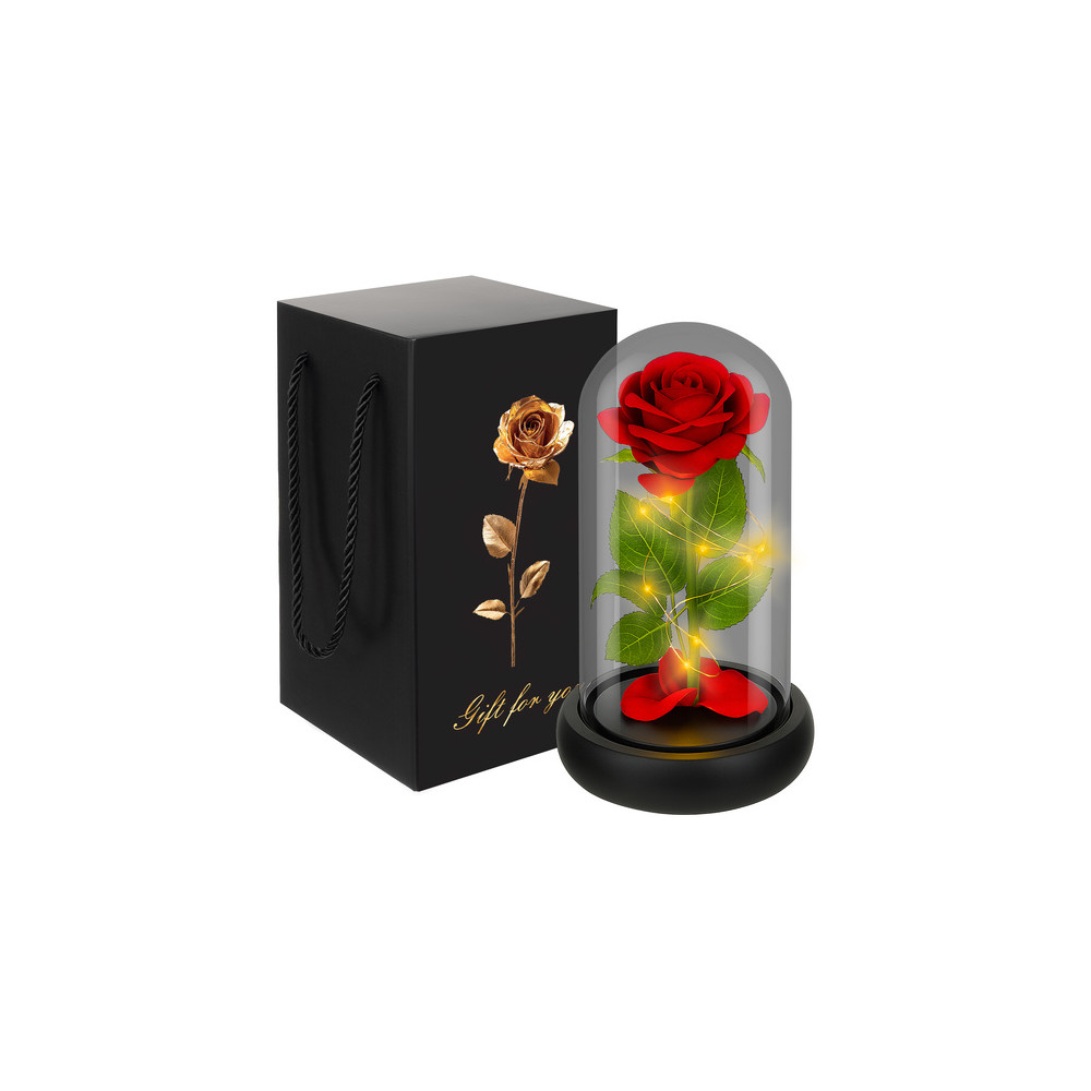 Ros i glas - lysande Ruhhy 25682