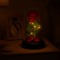 Ros i glas - lysande Ruhhy 25682