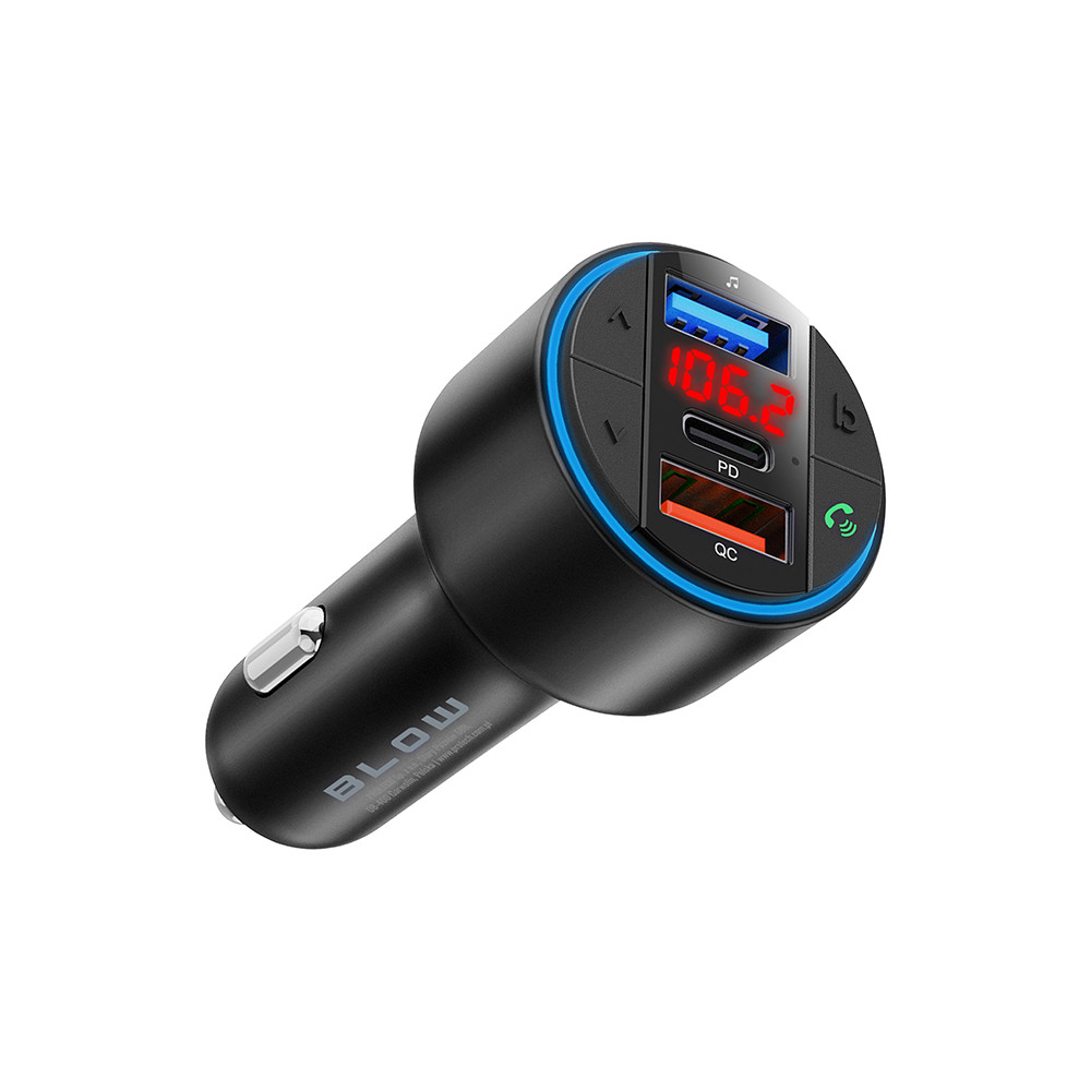74-179 FM-sändare med Bluetooth 5.3+QC3.0+PD 30W v.2 74-179 FM-sändare med Bluetooth 5.3+QC3.0+PD 30W v.2