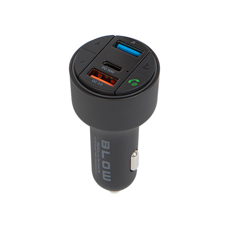 74-179 FM-sändare med Bluetooth 5.3+QC3.0+PD 30W v.2