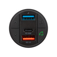 74-179 FM-sändare med Bluetooth 5.3+QC3.0+PD 30W v.2