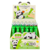 Gel Penna Grön Panda I Kupolen Blå Bläck 0.5mm