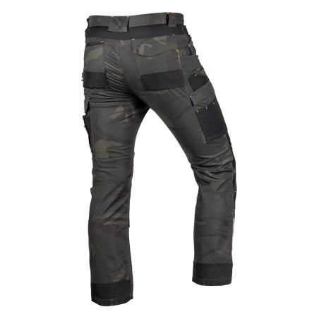 Arbetsbyxor MixMatch, Canvas, förstärkningar med Cordura, camouflagegrön, storlek M