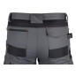 Arbetsbyxor MixMatch, Canvas, förstärkningar med Cordura, grå-svarta, storlek XS