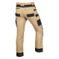 Arbetsbyxor MixMatch, Canvas, förstärkningar med Cordura, beige-svarta, storlek M.