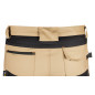 Arbetsbyxor MixMatch, Canvas, förstärkningar med Cordura, beige-svarta, storlek XXXL