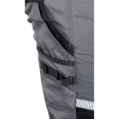 Arbetsbyxor MixMatch, grå-svarta, storlek S