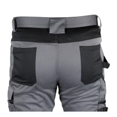 Arbetsbyxor MixMatch, grå-svarta, storlek S