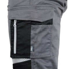 Arbetsbyxor MixMatch, grå-svarta, storlek M
