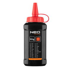 Tracersnöre 31, plastfodral + röd krita