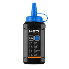 Tracersnöre 31, plastfodral + blå krita