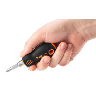 Wkrętak odwracalny płasko-krzyżowy 6.0 mm x PH2, CrV