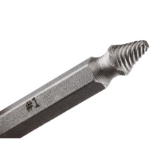 Dubbeländade skruvmejslar för avbrutna skruvar eller skadade muttrar, set med 4 stycken.