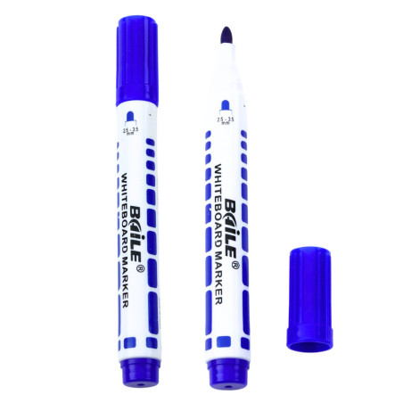 Whiteboard Markers Dry Erase Blue 12pcs