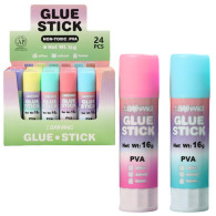 Lim i stift Skolkontor Pastell 16g