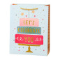 Presentpåse Födelsedag Happy Birthday 23 x 18 x 10cm