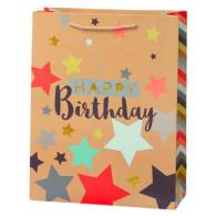 Presentpåse Födelsedag Happy Birthday 23 x 18 x 10cm