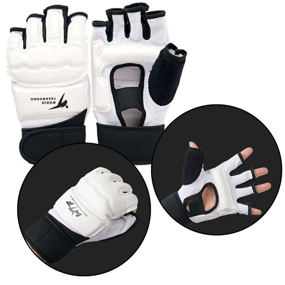 Sporthandskar för Taekwondo med vit fodral Storlek XS Sporthandskar för Taekwondo med vit fodral Storlek XS